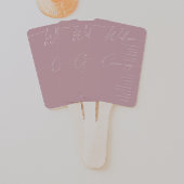 Whimsical Script | Stustprogramma voor Roos-wedden Handwaaier
