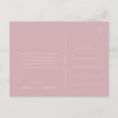 Whimsical Script | Stusty Roos Weddenschap Harteli Briefkaart (Achterkant)