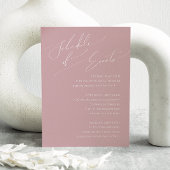 Whimsical Script | Tijdschema voor Roos in puin Informatiekaartje