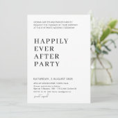 Whimsical Script Trouwdag–Niets fancy, gewoon lief Kaart (Staand voorkant)