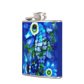 Whimsical Seahorse Coastal Nautical Seaside Blue Heupfles (Links)