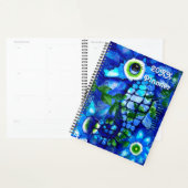 Whimsical Seahorse Coastal Nautical Seaside Blue Planner (Display)