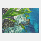 Whimsical Seahorse Theedoek (Horizontaal)