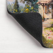 Whimsical Seaside Cottage Core Muismat (Hoek)