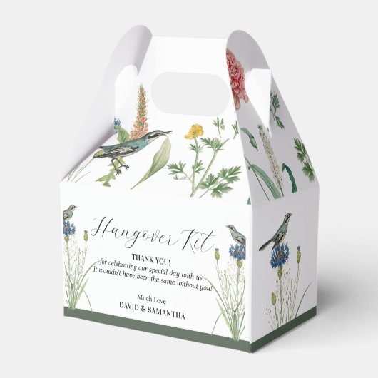 Whimsical Secret Garden Wildbloemen Bedankdoosjes (Achterkant)