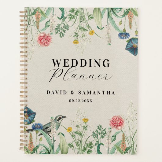 Whimsical Secret Garden Wildbloemen Planner (Voorkant)