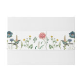 Whimsical Secret Garden Wildflower Lijst Uitnodigingen Wikkel (Achterkant Voorbeeld)