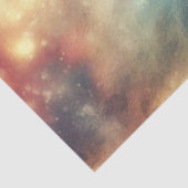 Whimsical Shabby Chic Winter Cat Decoupage Tissuepapier (Detail)