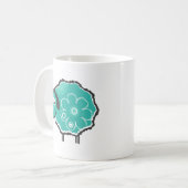 Whimsical Sheep Koffiemok (Voorkant links)