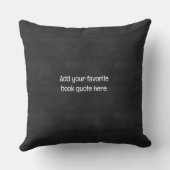 Whimsical Sheep Reading a Book Kussen (Achterkant)