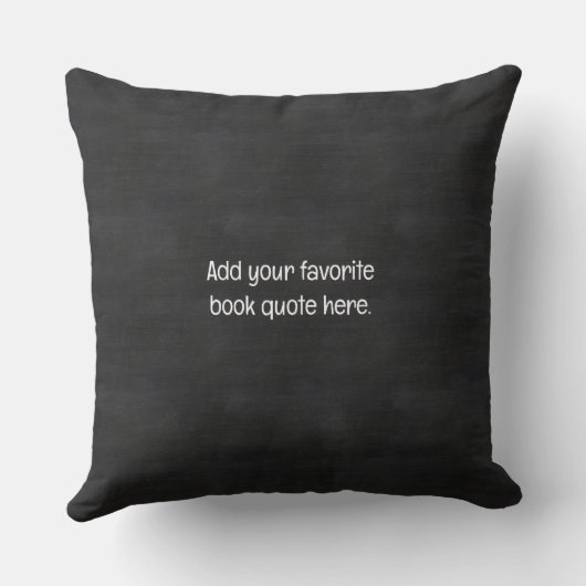 Whimsical Sheep Reading a Book Kussen (Achterkant)