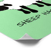 Whimsical Sheep "Sheep Happed" Print (Hoek)