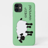 Whimsical Sheep "Sheep Happens" Case-Mate iPhone Case (Achterkant)