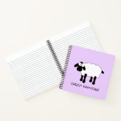 Whimsical Sheep "Sheep Happens" Notitieboek (Binnen)