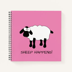 Whimsical Sheep "Sheep Happens" Notitieboek