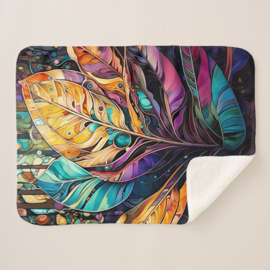 Whimsical Sherpa Deken (Voorkant (horizontaal))