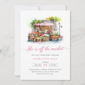 Whimsical She's Fresh bij het Vrijgezellenfeest va Kaart (Voorkant)