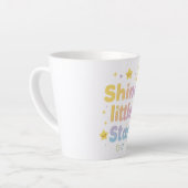 Whimsical "Shine Little Star" for Kids Room Latte Mok (Linkerhoek)