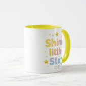 Whimsical "Shine Little Star" for Kids Room Mok (Voorkant rechts)