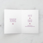 Whimsical Shoreline Castle" uitnodiging (Binnen)