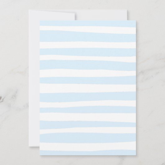 Whimsical Shoreline Wedding Kaart (Achterkant)