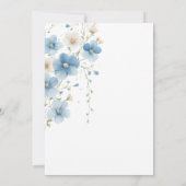 Whimsical Silly Goose Baby Shower Invitation Kaart (Achterkant)