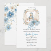 Whimsical Silly Goose Baby Shower Invitation Kaart (Voorkant / Achterkant)