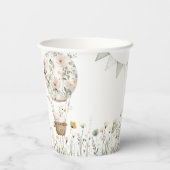 Whimsical Silly Goose Baby Shower Papieren Bekers (Achterkant)