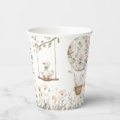 Whimsical Silly Goose Baby Shower Papieren Bekers (Links)