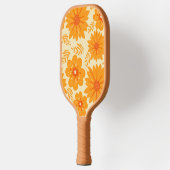 Whimsical Sinaasappel Floral 70s Boho Botanical Sp Pickleball Paddle (Links)