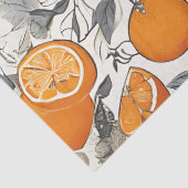 Whimsical Sinaasappels Genoegen Tissuepapier (Detail)