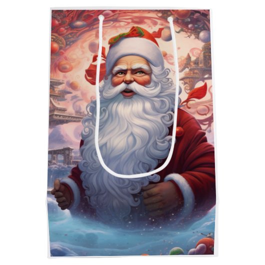 Whimsical Sinterklaas 1 Medium Cadeauzakje (Achterkant)