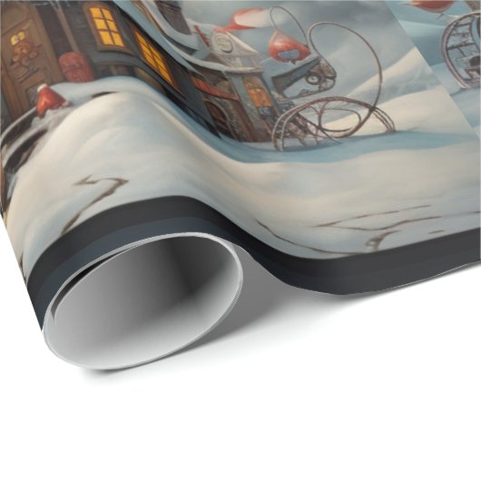 Whimsical Sinterklaas 2 Cadeaupapier (Rol Hoek)