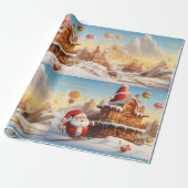 Whimsical Sinterklaas 4 Cadeaupapier (Uitgerold)