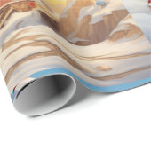 Whimsical Sinterklaas 4 Cadeaupapier (Rol Hoek)