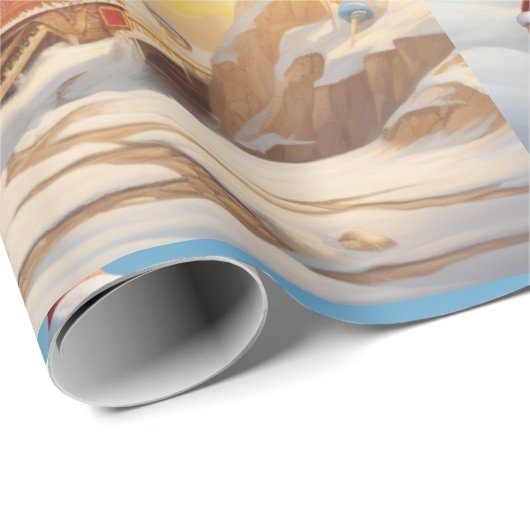 Whimsical Sinterklaas 4 Cadeaupapier (Rol Hoek)