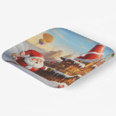 Whimsical Sinterklaas 4 Papieren Bordje (Gebogen)