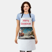 Whimsical Sinterklaas 4 Schort (Gedragen)