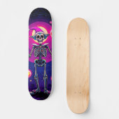 Whimsical Skeleton Clown Skateboard (Voorkant)