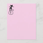 Whimsical Skinny Black Cat Roze (Voorkant)