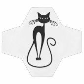 Whimsical Skinny Black Cat Voetbal (Enkel)