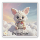 "Whimsical Sky Delights" Sticker (Voorkant)