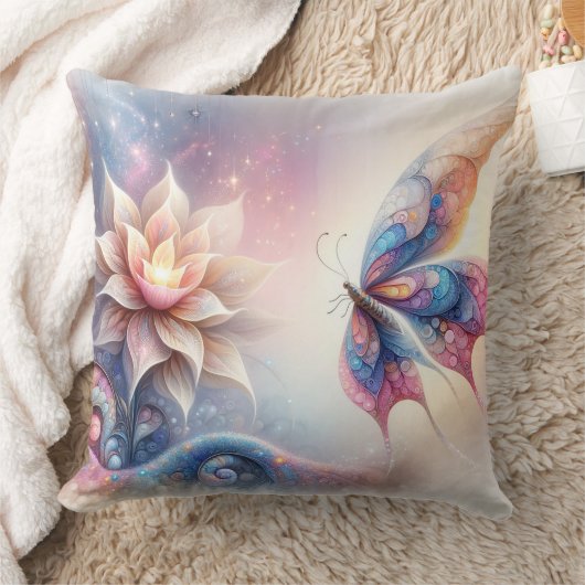 Whimsical slaapkamer kussen decor vlinder (Deken)