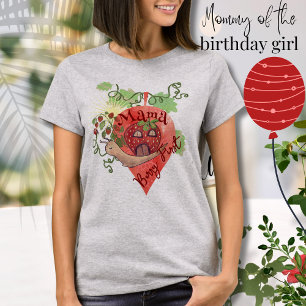 Whimsical Slak & Aardbei Mama  T-shirt