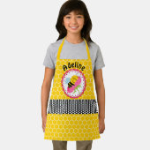 Whimsical Slaping Honey Bee Gepersonaliseerd Schort (Insitu)