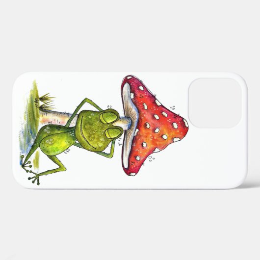 Whimsical Sleeping Froeping onder een paddenstoel Case-Mate iPhone Case (Achterkant (horizontaal))