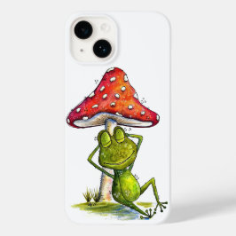 Whimsical Sleeping Froeping onder een paddenstoel Case-Mate iPhone 14 Hoesje