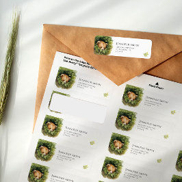 Whimsical Sleepy Baby Beer Baby shower Etiket