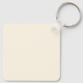 Whimsical sleepy kitty cat sleutelhanger (Achterkant)
