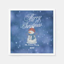 Whimsical Sneeuwman Prettig Kerstfeest